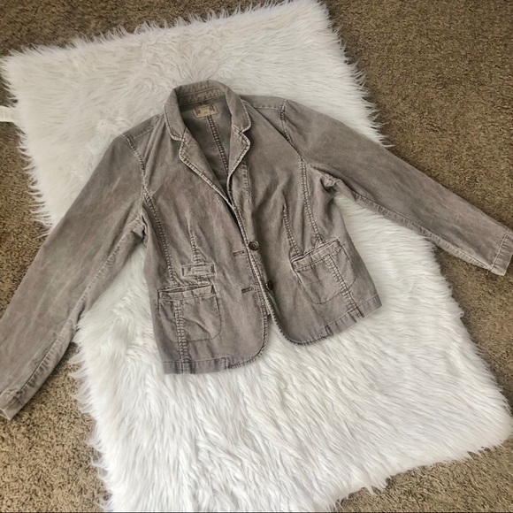 RuffHewn taupe corduroy blazer, Large - Picture 6 of 10